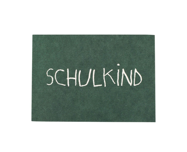 schulkind - postkarte