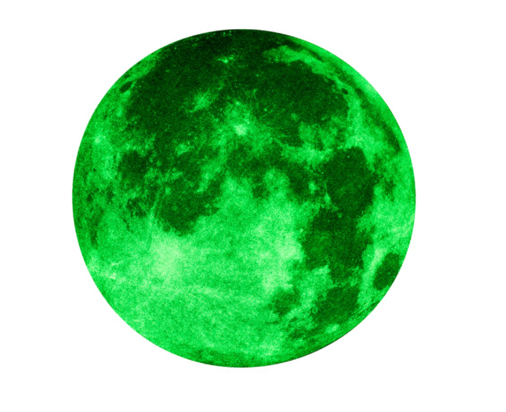 leuchtender mond - fluoreszierend