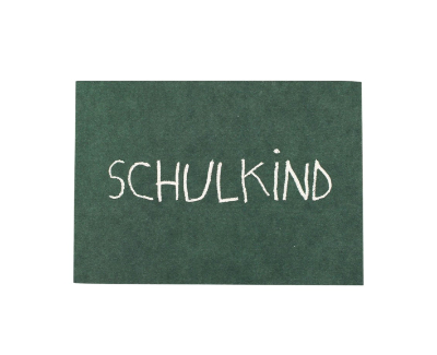 schulkind - postkarte