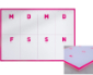 wochenplaner abreissblock - pink